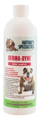 Natures Specialties Derma Dyne shampoo for dog dandruff