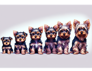 growth of toy puppies
