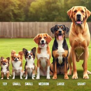All Breeds of Dog Sizes