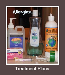 Dog allergy treatment plans.